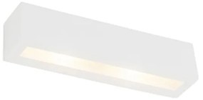 Applique da parete moderna bianca a 2 luci - Tjada Novo