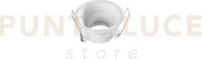 Faretto da incasso obon tondo bianco in alluminio ip65 66x35mm 1 lu...