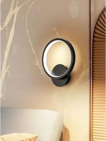 Lampada da parete LED/14W/230V nero