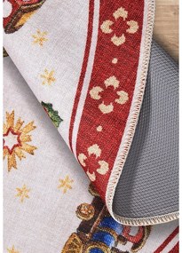 Tappeto rotondo rosso con motivo natalizio ø 150 cm Red Christmas - Villeroy&amp;Boch