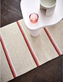 Tappeto da interno/esterno color mattone/color crema 70x90 cm Olle Brick Cream – Pappelina