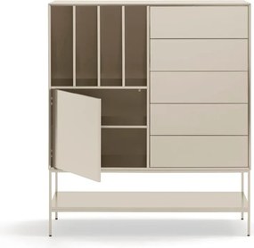 Armadietto color crema 120x140x45 cm Platt – Teulat