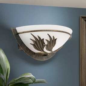 Orion WA 2-1196/1 - Applique FLEUR 1xE14/60W/230V bronzo