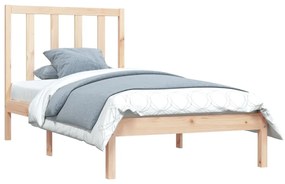 Giroletto in legno massello di pino 90x190 cm single