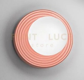 Applique in vetro e ceramica arancione ceramic 1 luce attacco g9