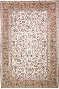 Kashan Tappeto persiano 370 x 250 Beige (Iran) Annodato A Mano
