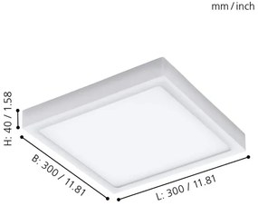 Eglo 98172 - Lampada LED dimmerabile da esterno ARGOLIS-C LED/22W/230V Bluetooth IP44