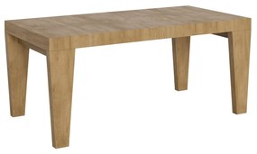 Tavolo allungabile Spimbo in diverse dimensioni e finiture, Quercia Natura / 90x200/304 cm