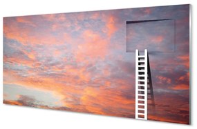 Quadro acrilico Sunset ladder Sunbat 100x50 cm