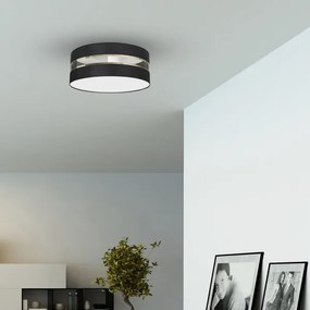 Plafoniera ULTIMO 3xE27/60W/230V nera