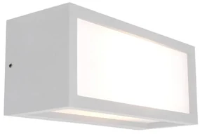 Applique moderno da esterno UTAH bianco IP65 1X E27 MANTRA