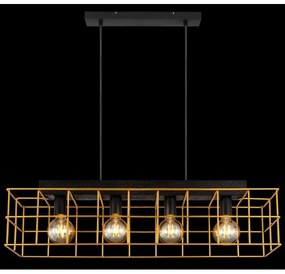 Globo 15530B-4H - Lampadario a sospensione con filo MERRIL 4xE27/60W/230V