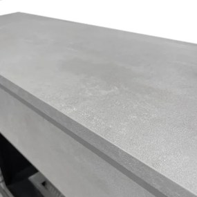 Camino a bioetanolo da terra BELLINI Effetto Cemento Made in Italy L96 x P35 x H96