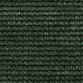 Vela Parasole 160 g/m² Verde Scuro 5x5x5 m in HDPE