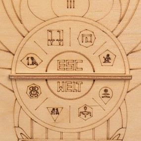 EscapeWelt - 3D puzzle meccanico in legno Piramide