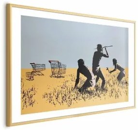 Poster - Bargain Hunters Cornice d'oro con margine 60x40