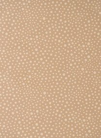 Majvillan Carta da parati Dots - Teddy Brown