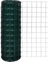 Recinzione Euro in Acciaio 25x1,7 m Verde cod mxl 24975