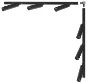 Zuma Line 3577 - Faretto a binario LULU 6xGU10/35W/230V, nero