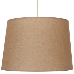 Duolla - Lampadario a sospensione con filo CONE 1xE27/15W/230V diametro 40 cm marrone