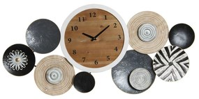 Orologio da Parete DKD Home Decor Metallo Legno (105.4 x 6.5 x 51.5 cm)