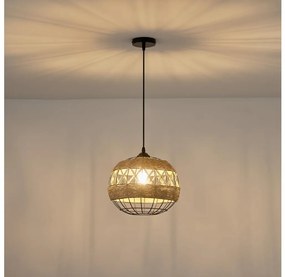 Lampadario a sospensione con filo 1xE27/15W/230V beige