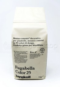 Kerakoll Fugabella resina cemento decorativa per piastrelle mosaici e marmi 3kg Color 25