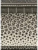 Cole & Son Carta da parati Zulu Border - Black