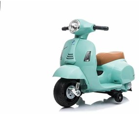 Scooter elettrico per bambini Vespa Verde 6V