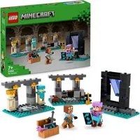 LEGO MINECRAFT L'ARMERIA MODELLINO DA COSTRUIRE CON PERSONAGGIO ALEX ARMI GIOCATTOLO E ACCESSORI