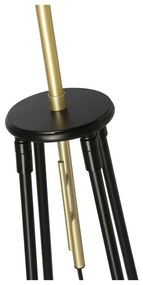 Lampada da terra nera (altezza 154 cm) Tegola - Candellux Lighting