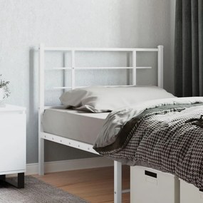 Testiera İn Metallo Bianco 107 Cm /