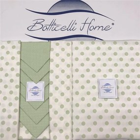 Servizio da Tavola Botticelli Home X 12 Persone Progress Pois Verdi