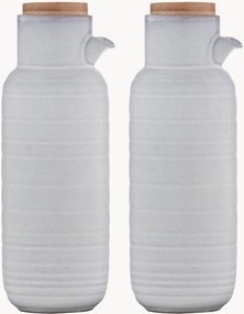 Set di 2 bottiglie aceto e olio Croft