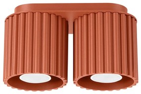 Sollux SL.1800 - Faretto AURA 2xGU10/10W/230V arancione