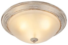 Brilagi - Plafoniera CLASSIC 3xE27/60W/230V color crema/patina