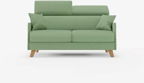 Sole divano letto matrimoniale design compatto - poggiatesta reclinabili e 100% sfoderabile in tessuto smacchiabile T23