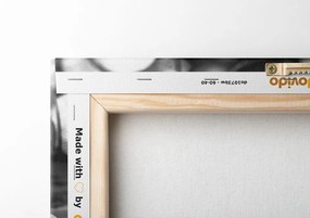 Quadro su tela – Casa armoniosa in bianco e nero