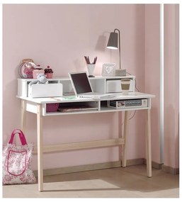 Scrivania bianca per bambini Kiddy - Vipack