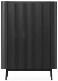 Armadietto nero 100x140x40 cm Willa – MOME