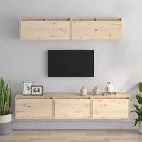 Mobili Porta TV 5 pz in Legno Massello di Pino cod mxl 24137