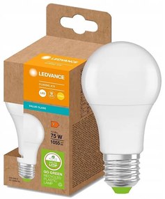 LED Lampadina in plastica riciclata E27/10W/230V 2700K - Ledvance