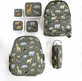 A Little Lovely Company - zainetto per l'asilo - animali della savana
