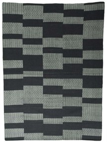 Kilim Tappeto 250 x 340 Nero (Iran) Tessuto A Mano