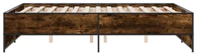 Giroletto rovere fumo 135x190 cm in legno multistrato metallo