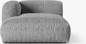 Chaise longue Martina in Bouclé Baloo – L176cm