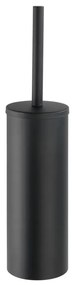 WENKO 24289100-WC spazzola per WC TURBO-LOC OREA NERO 9x39,5 cm acciaio inox/nero