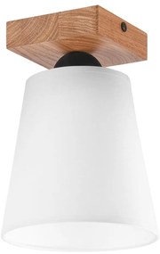 Lampadario a plafone LULA 1xE27/60W/230V quercia