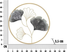 Pannello decorativo circolare design fiori Ø 45,5X3,5 cm Flower Simple