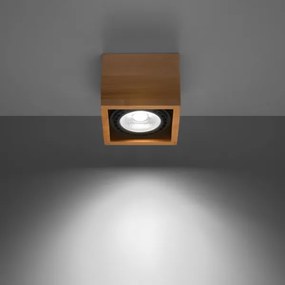 Sollux SL.0915 - Plafoniera QUATRO AR111 1xGU10/40W/230V faggio